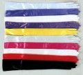 Ein Paar Satin Gala Handschuhe weiss Zubeh�r