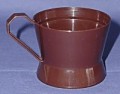 Kunststoff - Plastik Tassenhalter braun 50 St�ck