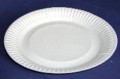 Pappteller rund 24 Durchmesser x2,5cm Tiefe 100 St�ck