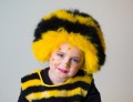 Bienchen Per�cke Kinderper�cke schwarz / gelb Karneval